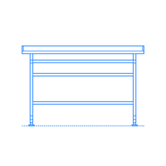Furniture Desks Mason Writing Desk Vinyl Cutting Svg File, Free Vectors File